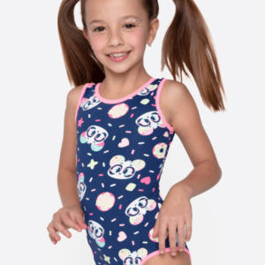 Maiô Menina Panda Donuts