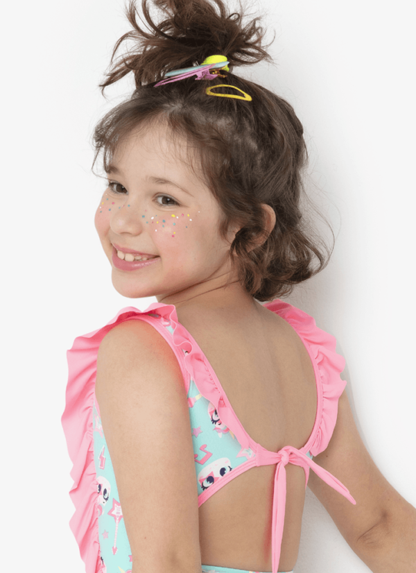 Maiô Menina Unicórnio PopStar - Imagem 2