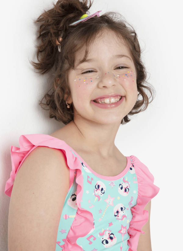 Maiô Menina Unicórnio PopStar - Imagem 4