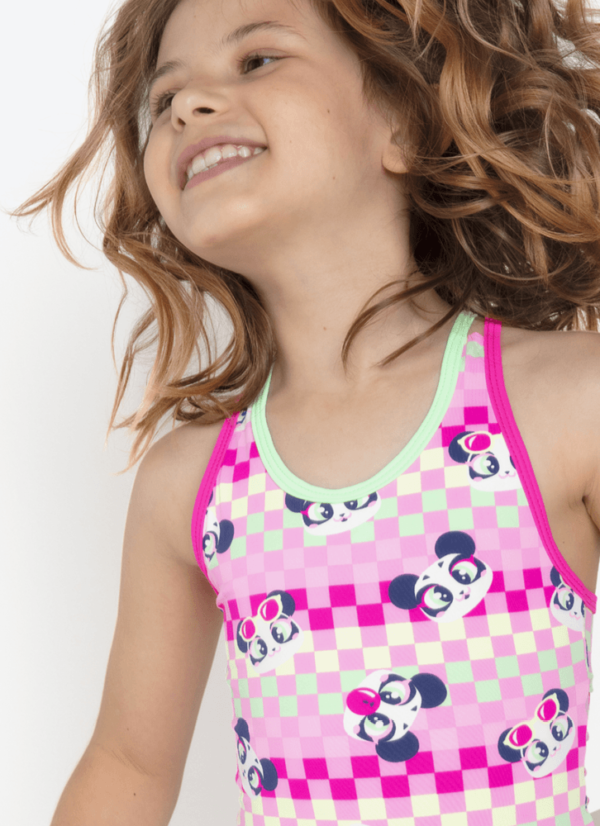 Maiô Menina Panda Miami - Imagem 2