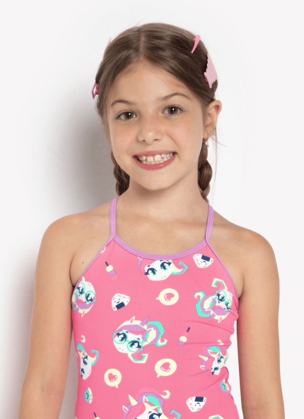 Maio Menina Kids Unicórnio Kawaii - Imagem 2