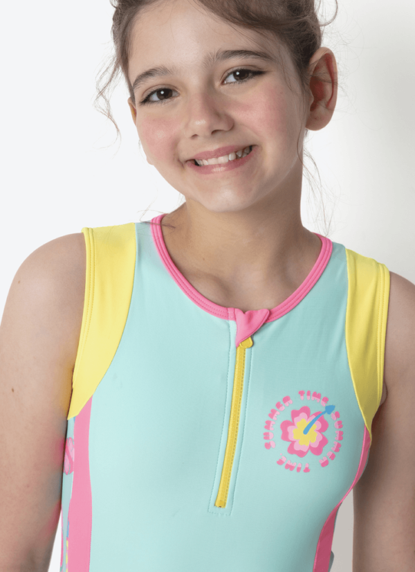 Maiô Menina Teen Unicórnio Aloha - Imagem 2