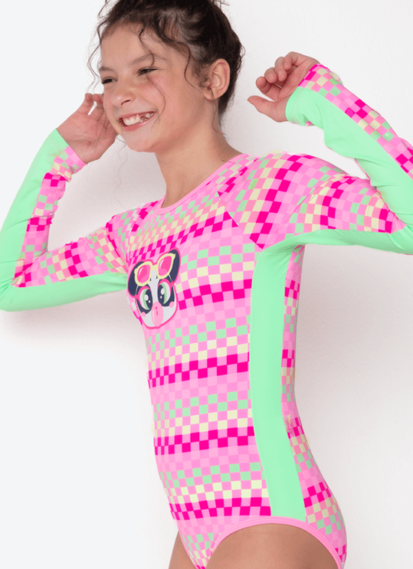Maiô Menina Teen Panda Miami - Imagem 3
