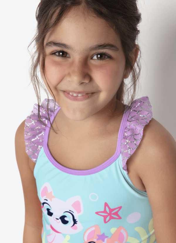 Maiô Menina Pet Sereia - Imagem 3