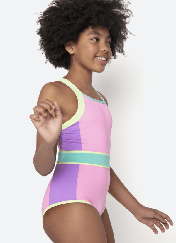 Maiô Menina Teen Color Block - Imagem 3