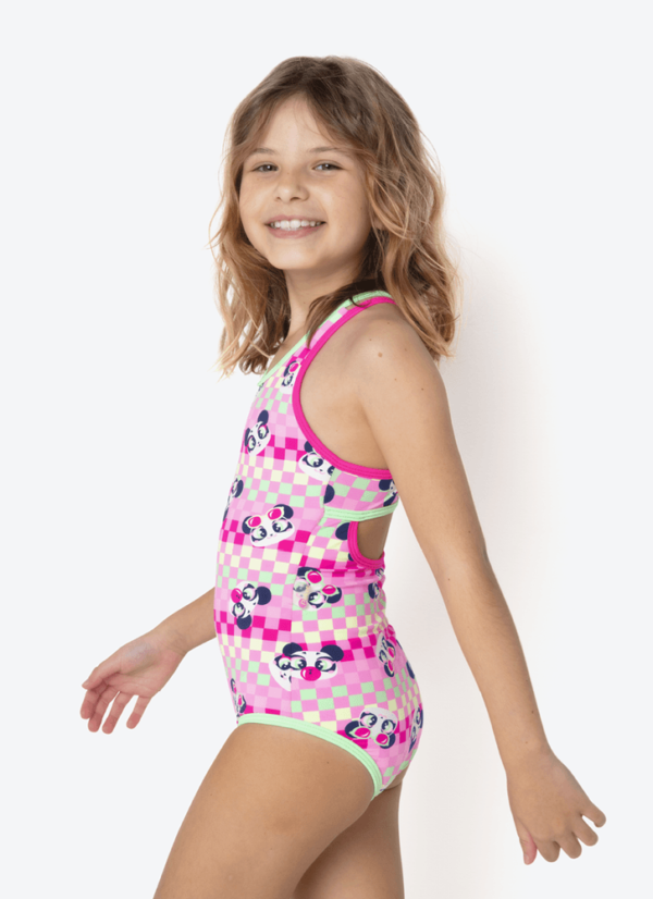 Maiô Menina Panda Miami - Imagem 3
