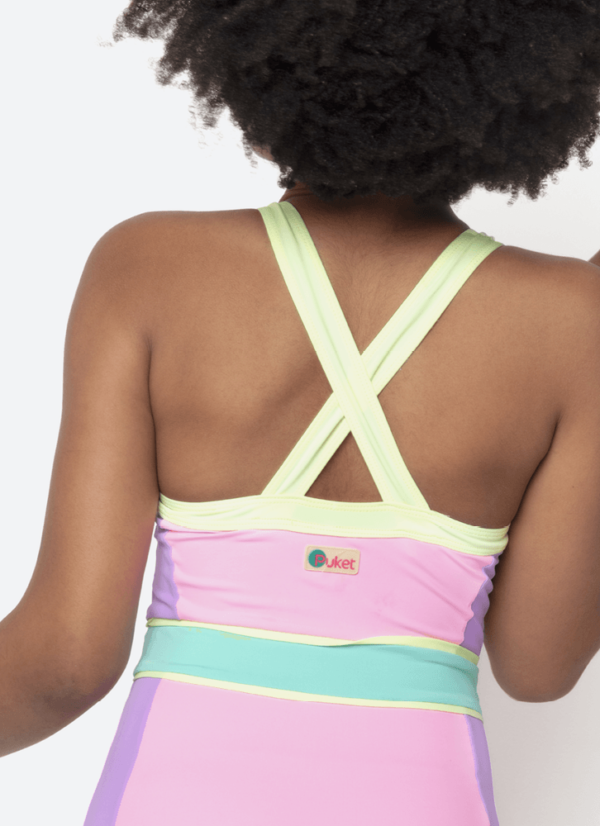 Maiô Menina Teen Color Block - Imagem 4