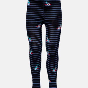 Meia Calça Bebê Menino Algodão Navy