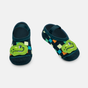Meia Sapatilha Bebê Menino Dino Miami