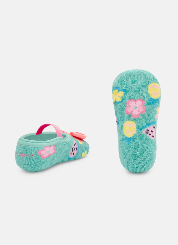 Meia Sapatilha com Laço Bebê Menina Unicórnio Aloha - Imagem 2