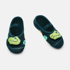 Meia Sapatilha Bebê Menino com Aplique de Led Dino Miami