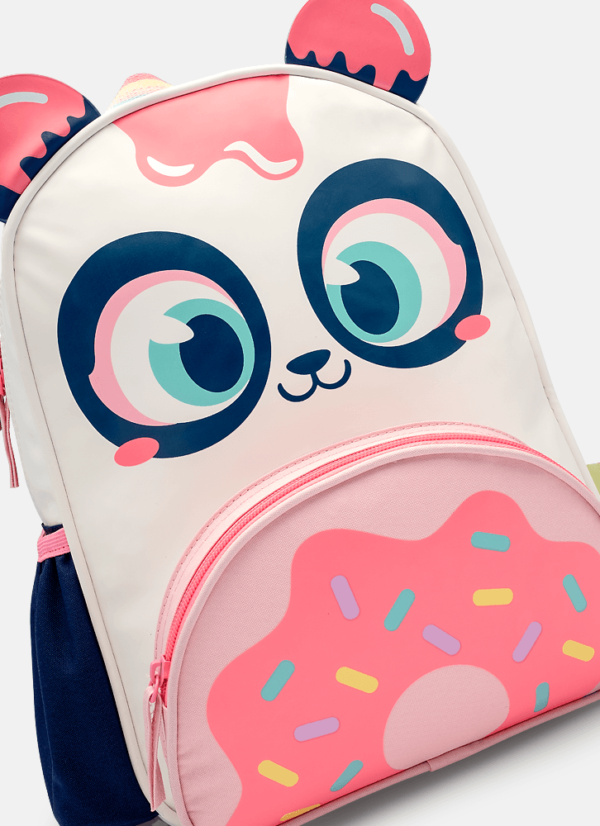 Mini Mochila Costas Panda Donuts - Imagem 3
