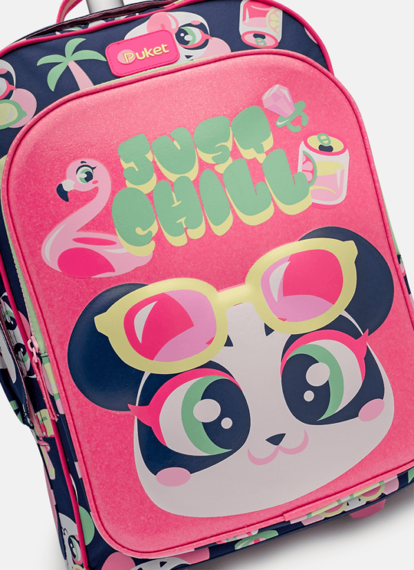 Mochila com Rodinha Panda Miami - Imagem 2