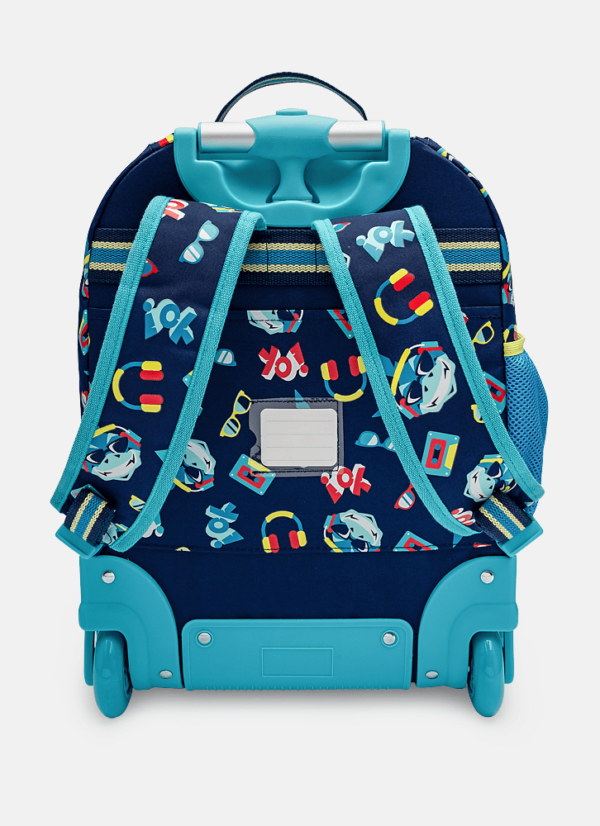Mochila com Rodinha Tubarão Hip Hop - Imagem 2