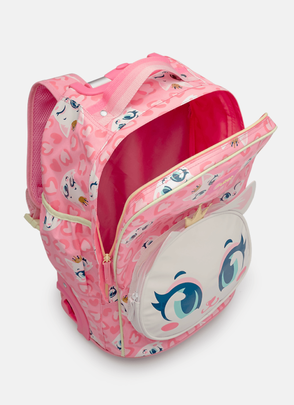 Mochila com Rodinha Gata Romântica - Imagem 3