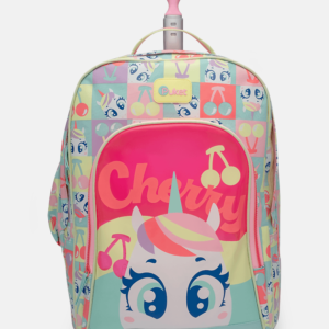 Mochila com Rodinha Unicórnio Cherry