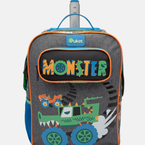Mochila com Rodinha Média Monster Truck