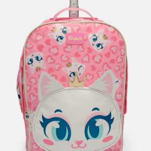 Mochila com Rodinha Gata Romântica