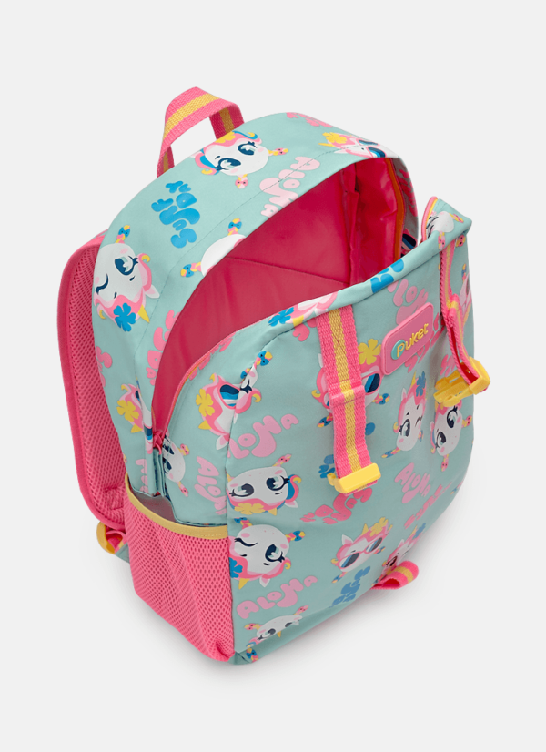 Mochila Costas com Lancheira Unicórnio Aloha - Imagem 4
