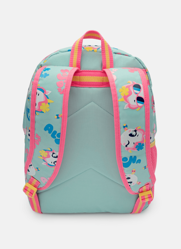 Mochila Costas com Lancheira Unicórnio Aloha - Imagem 3