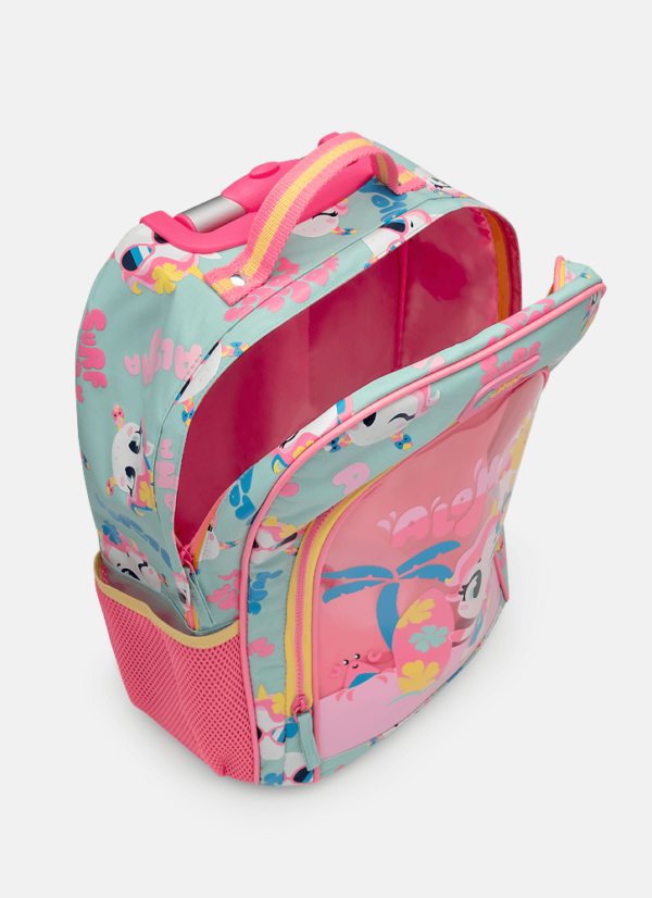 Mochila Média com Rodinha Unicórnio Aloha - Imagem 3