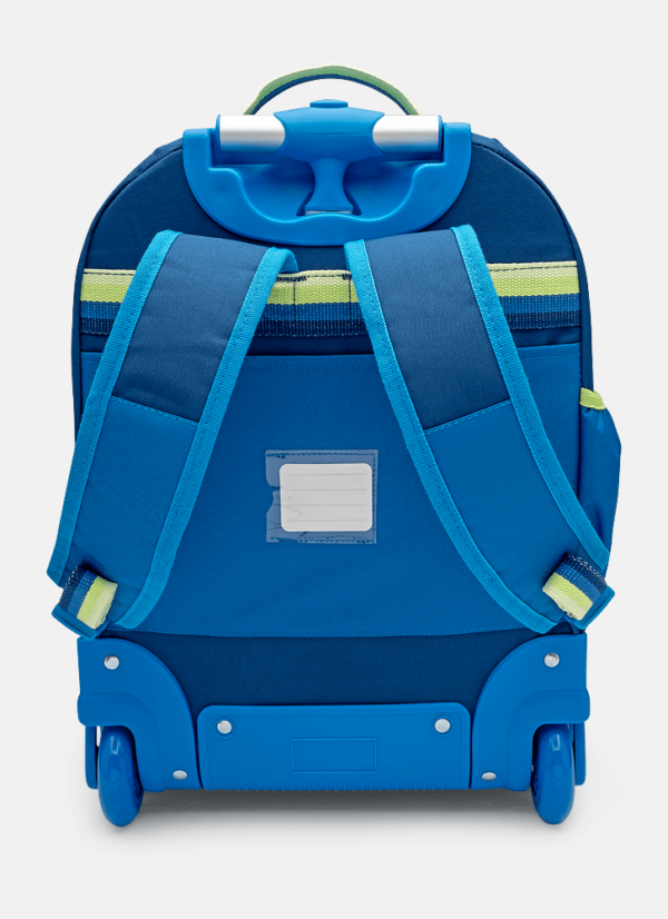 Mochila com Rodinha Color Block - Imagem 3