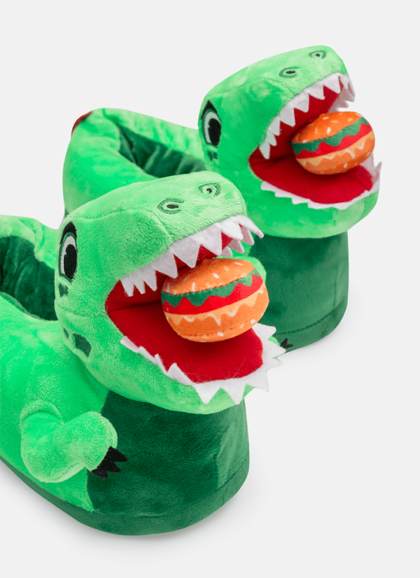 Pantufa Menino Teen Dino Food - Imagem 3