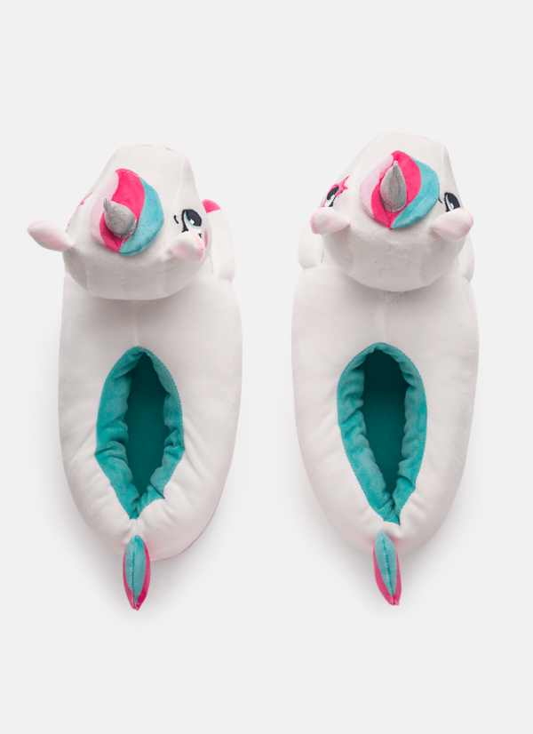 Pantufa Menina Teen Unicórnio Popstar - Imagem 3