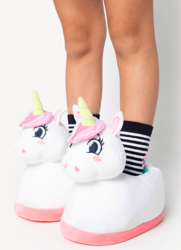 Pantufa Menina Teen Unicórnio Shine - Imagem 2