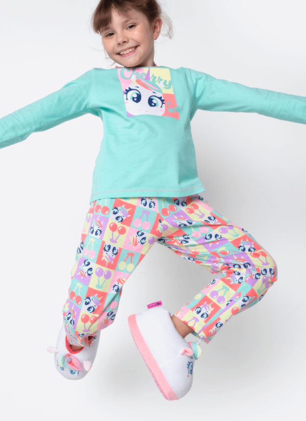 Pantufa Menina Teen Unicórnio Cherry - Imagem 5