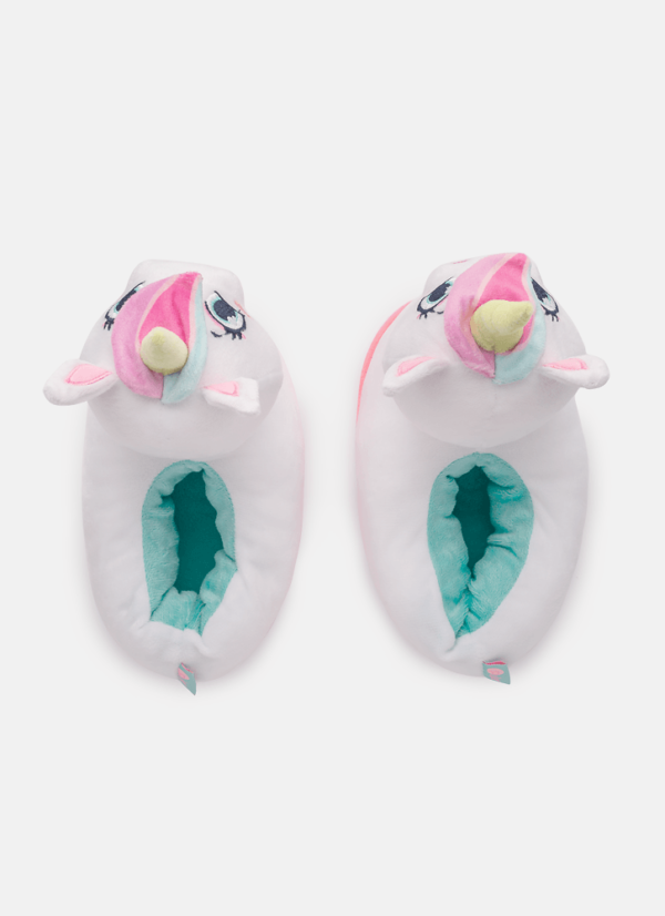 Pantufa Menina Unicórnio Shine - Imagem 3