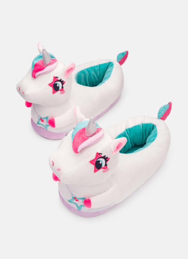 Pantufa Menina Teen Unicórnio Popstar - Imagem 2