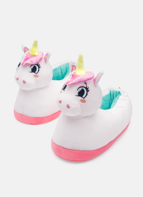 Pantufa Menina Teen Unicórnio Shine - Imagem 5