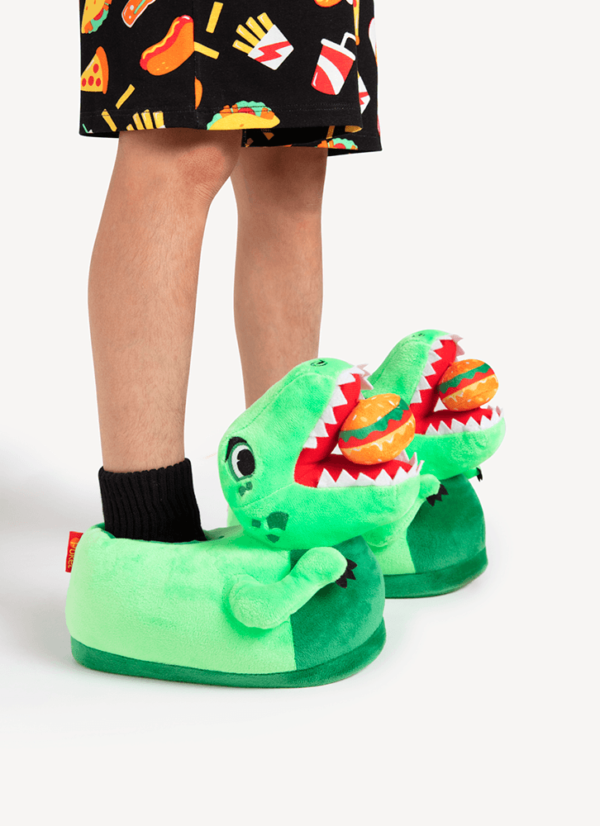 Pantufa Menino Teen Dino Food - Imagem 2