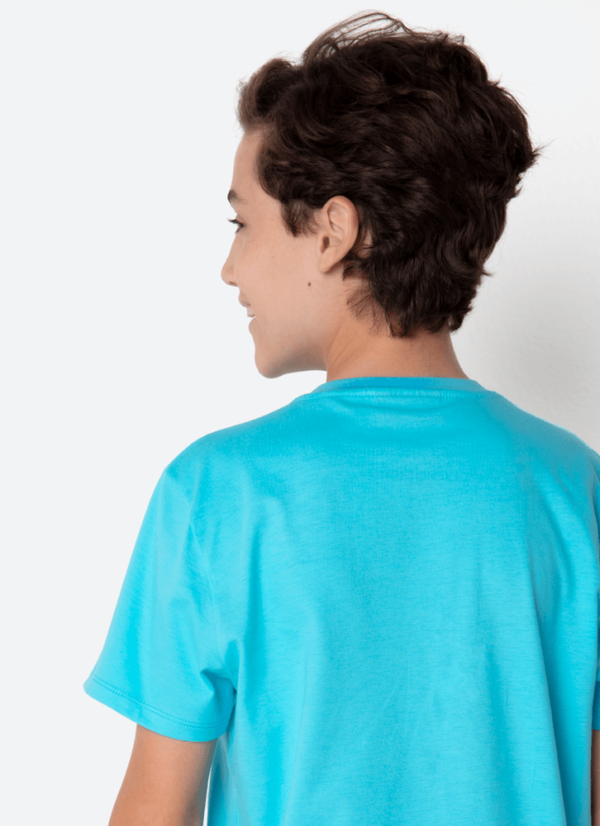 Pijama Manga Curta Algodão Menino Teen Stitch - Imagem 5
