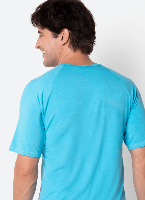 Pijama Manga Curta Viscolycra Masculino Stitch - Imagem 3