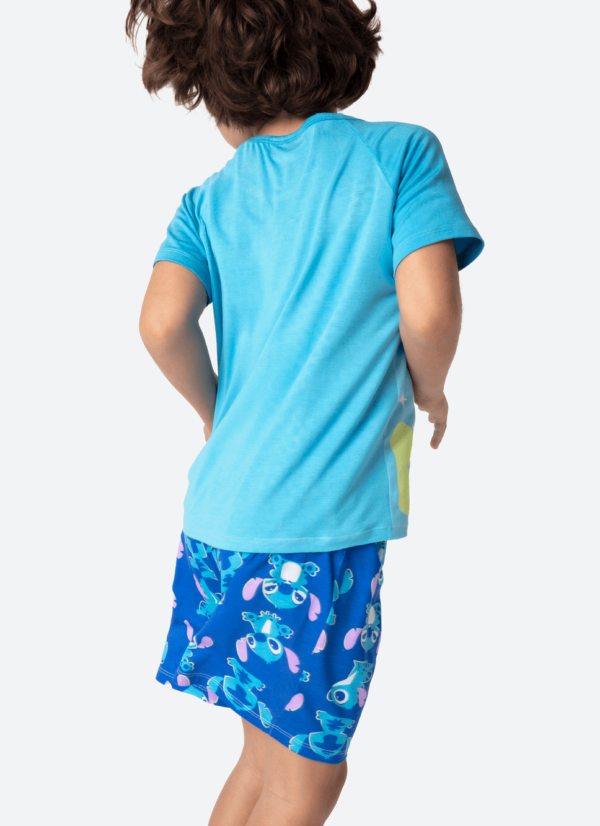 Pijama Manga Curta Viscolycra Menino Stitch - Imagem 3
