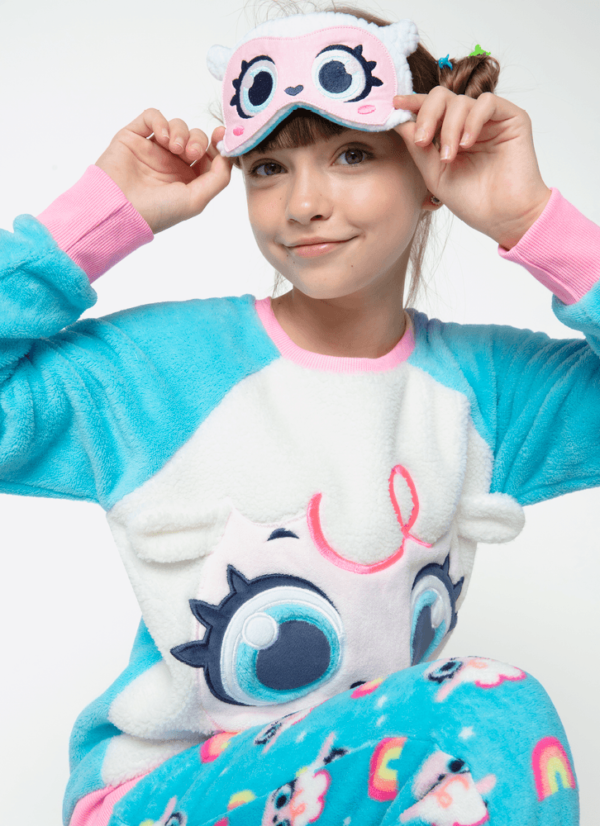 Pijama Manga Longa Soft Menina Teen Ovelha - Imagem 2