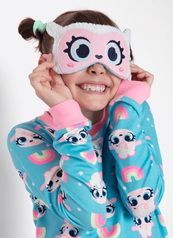 Pijama Manga Longa Viscolycra Menina Ovelha - Imagem 3