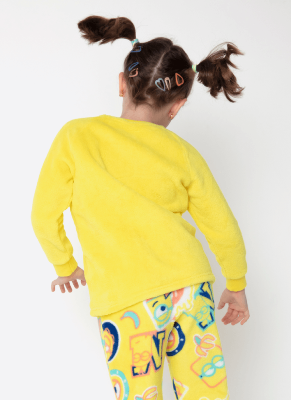 Pijama Manga Longa Soft Unissex Kids Minions - Imagem 3