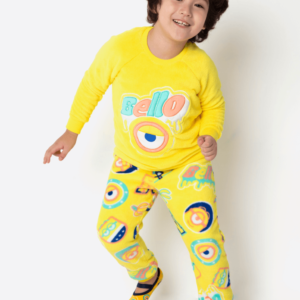 Pijama Manga Longa Soft Unissex Kids Minions