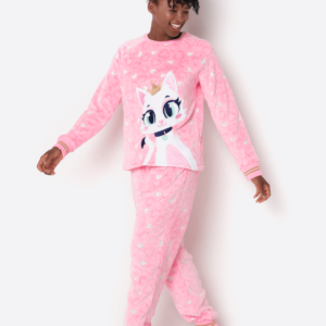 Pijama Manga Longa Soft Feminino Gata Romântica R$ 339,90