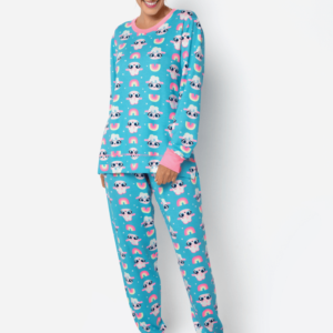 Pijama Manga Longa Ultra Visco Feminino Ovelha