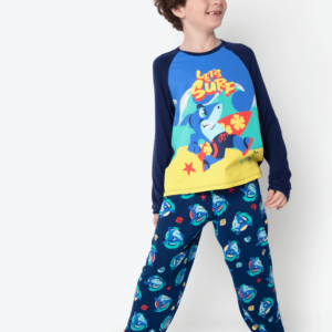 Pijama Manga Longa Viscolycra Menino Tubarão Aloha