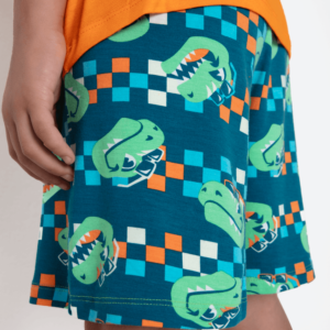 Pijama Manga Curta Viscolycra Menino Dino Miami