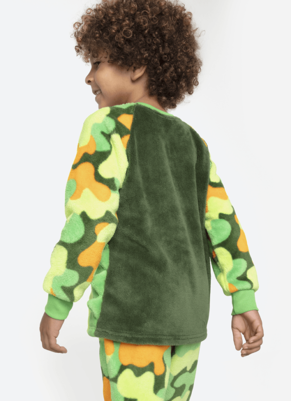 Pijama Manga Longa Soft Menino Dino Trio - Imagem 4