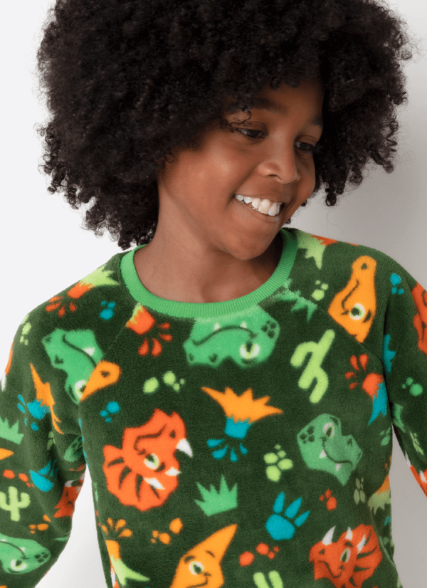Pijama Manga Longa Soft Menino Dino Trio - Imagem 2