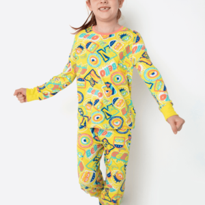 Pijama Manga Longa Viscolycra Menina Minions