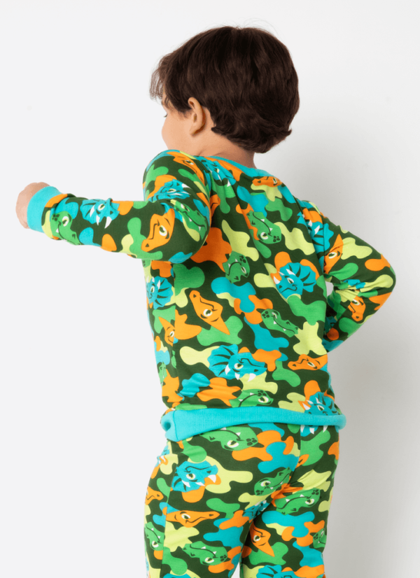 Pijama Manga Longa Ultra Visco Menino Dino Trio - Imagem 3