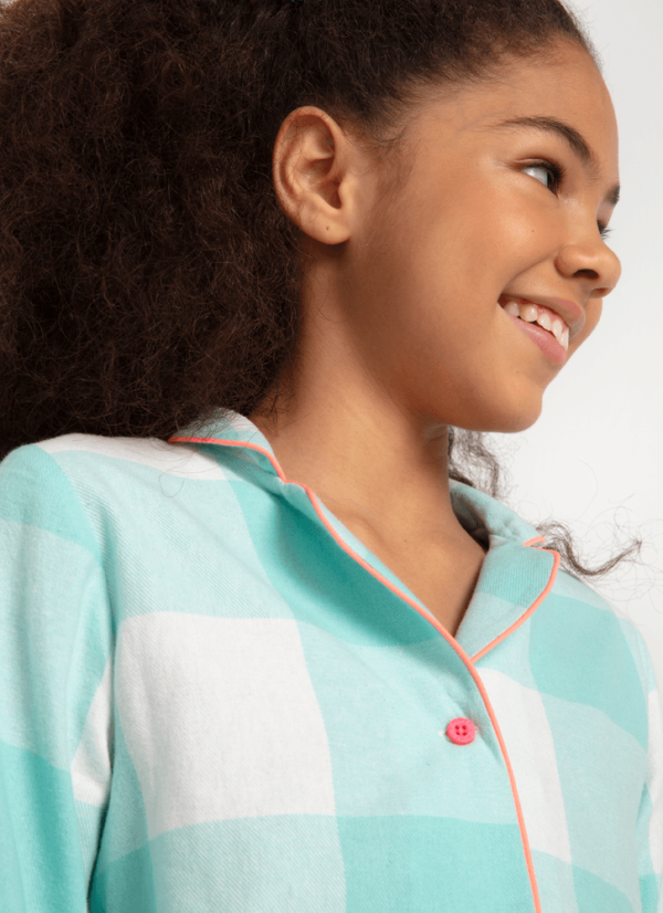 Pijama Manga Longa Flanelado Menina Teen Cherry - Imagem 3